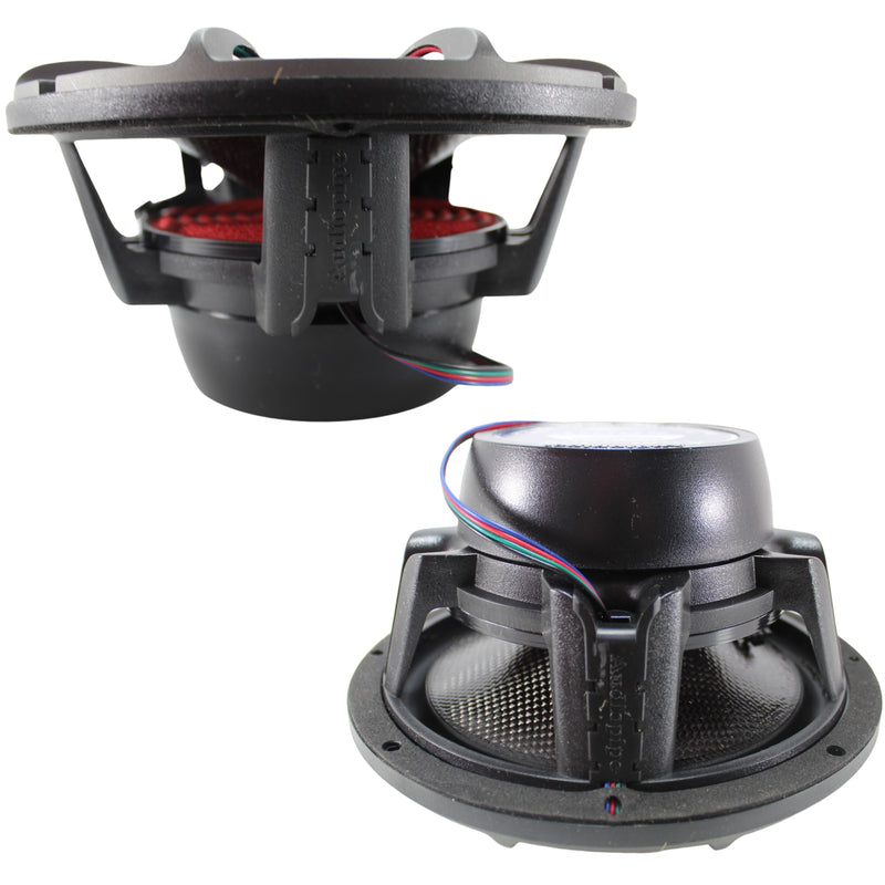 6 " 125W 2-Way Coaxial Marine Speaker w/ LED Pair APMP-T625LD(6.5 Inch) OPEN BOX