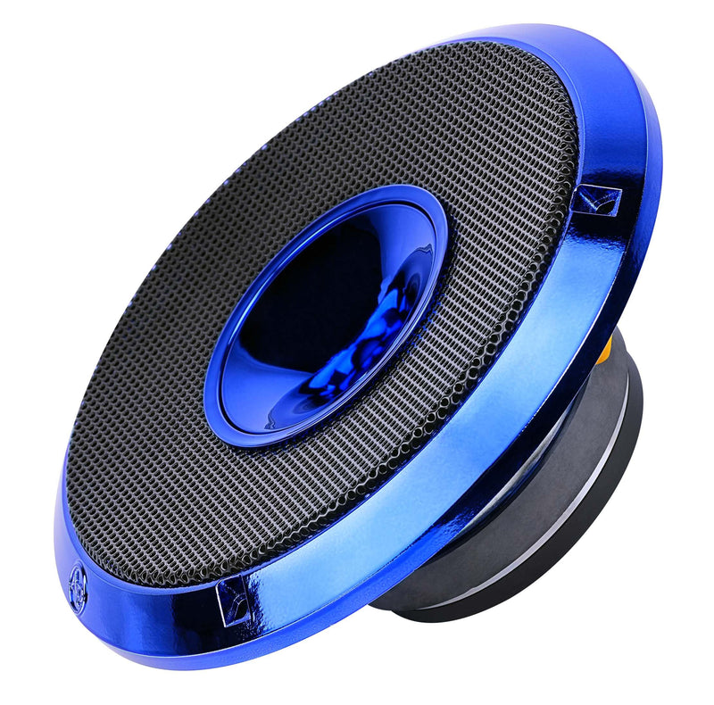 Audiopipe 8" 200W RMS 4 Ohm Blue Eye Candy Compression Horn Midrange Coaxspeaker