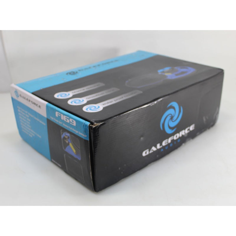 Motorcycle/Marine 6x9" Hybrid Coax 100W RMS Midrange Galeforce F1 OPEN BOX