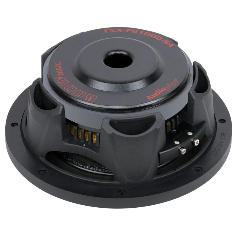 Audiopipe 10" 600 Watt 4-Ohm Shallow Mount Car Audio Subwoofer TXX-FB1000-S4