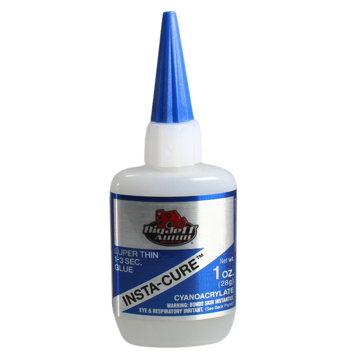 Big Jeff Audio 1/2 to 8 oz Insta-Cure CA Water-Thin, Fast-Acting Adhesive