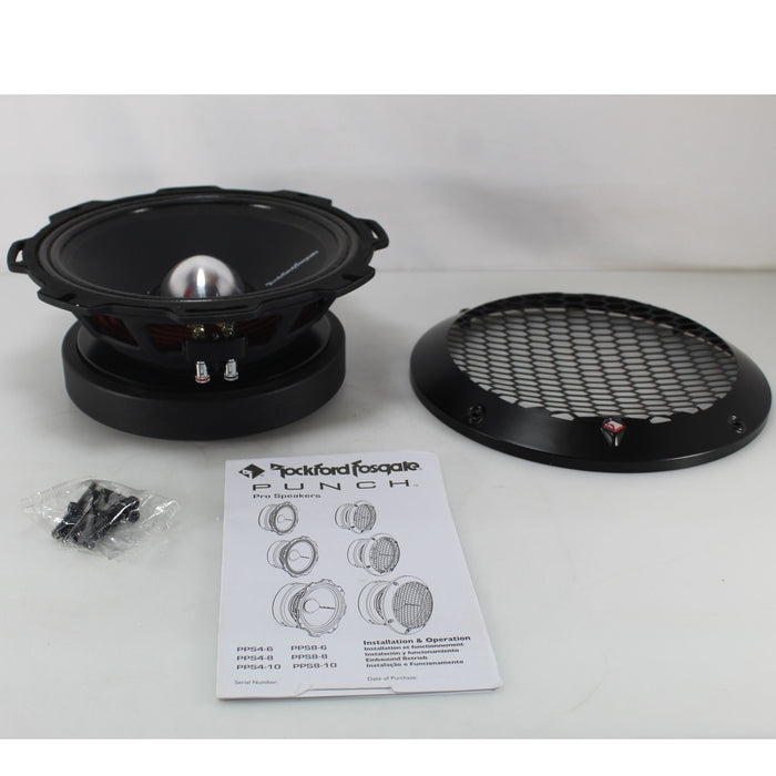 Rockford Fosgate PUNCH Pro 10" 350W RMS 4-Ohm Midrange Loudspeaker OPEN BOX