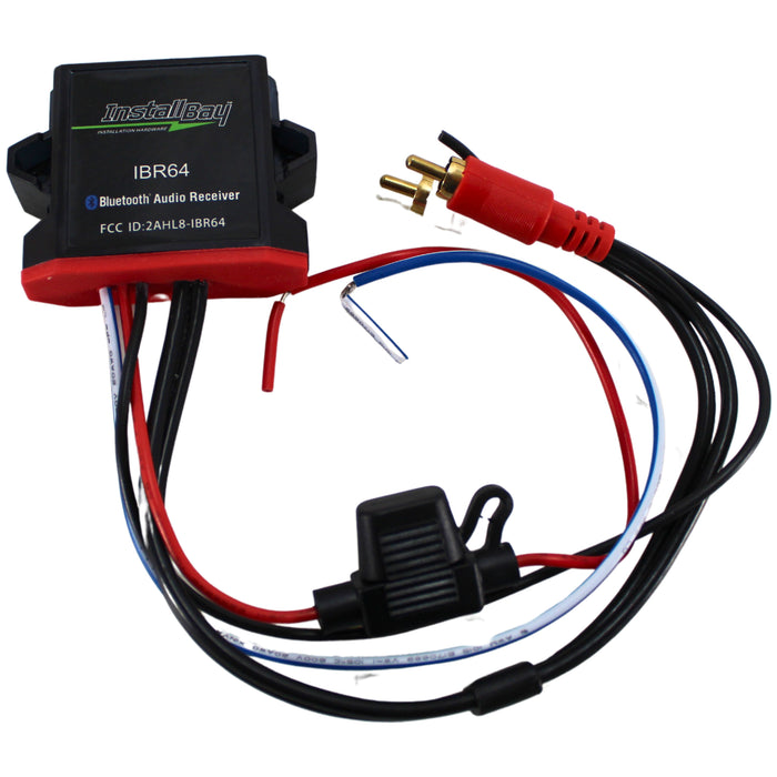 Install Bay Universal Waterproof BT Audio Receiver RCA Output Converter IBR64