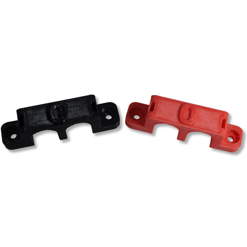 1/0 Gauge Cable Management Wire Comb Dual Slot Use w/ Cable Zip Tie Red/Black