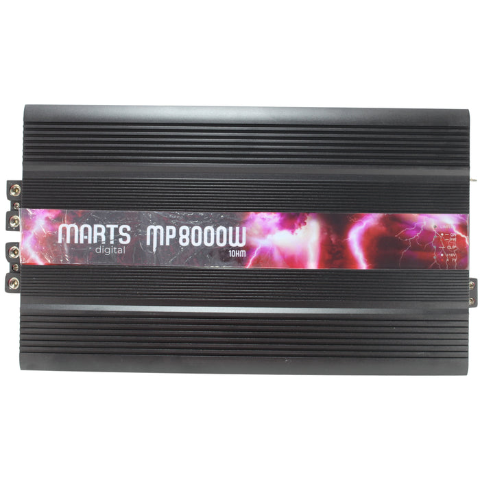 Marts Digital Premium Monoblock 8K 1 Ohm Class D Amplifier MP-8000-1-V2