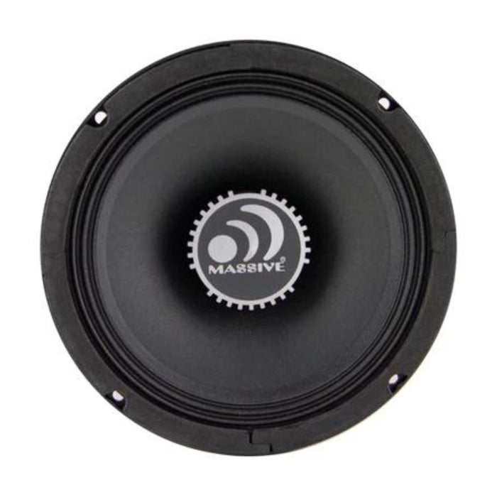Massive Audio MS Series 8" 140W RMS 4 Ohm Mid Range Shallow Speaker M8S
