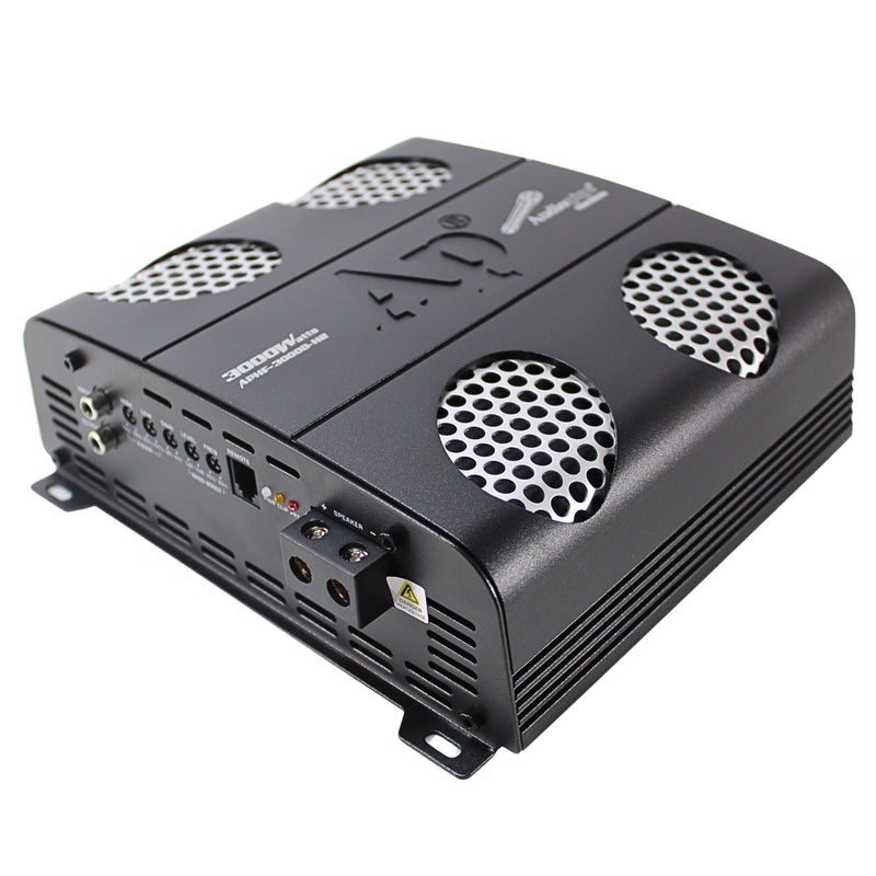 Audiopipe 3000W Monoblock 2 Ohm Class D Brazilian Style Amplifier APHF-3000D-H2