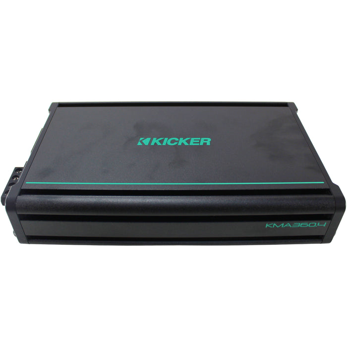 Kicker KMA Series 360W 4-Ch Class A/B Full Range Marine Amplifier / 48KMA3604