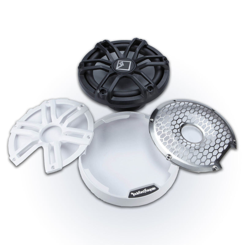 Rockford 10" Color Optix 2 Ohm DVC 1600W Peak Infinite Baffle Marine Subwoofer