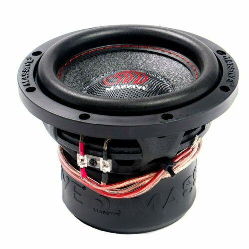 MASSIVE AUDIO SUMMO-64 - 6" SINGLE 4 OHM CAR AUDIO SUBWOOFER 300W