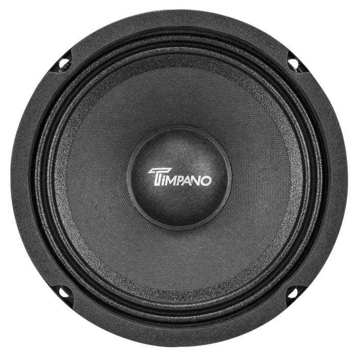 6.5" Pro Car Audio 200 Watts RMS 8-Ohm Midrange Loudspeaker Timpano TPT-MD6-8