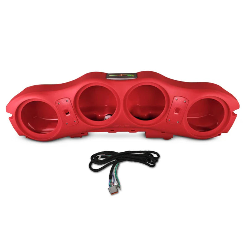 DS18 Overhead Sound Bar Fits 4 X 8" Speakers OEM Fit Jeep JL/JLU/JT 2024-Red