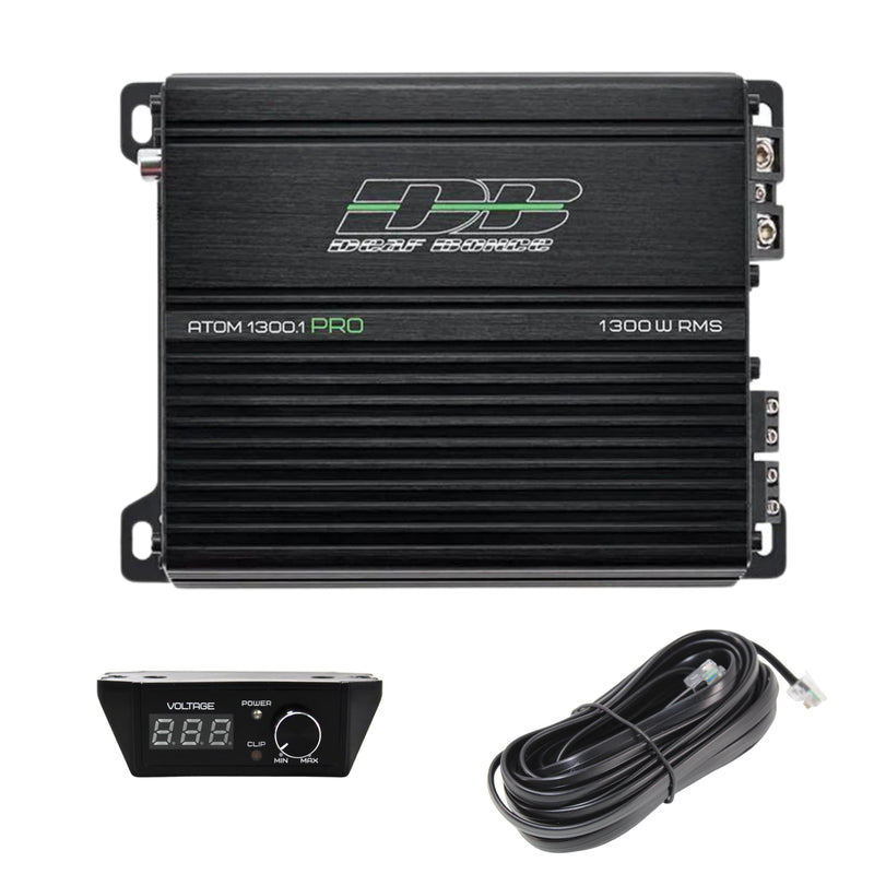 Deaf Bonce Apocalypse 1300W 1 ohm Class D Monoblock Amplifier ATOM-1300.1-PRO
