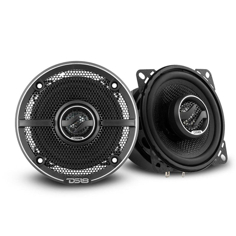 DS18 ELITE 4" Coaxial Speakers 150 Watts 4 Ohm 2-Way Pair /w Kevlar Cone ZXI-44