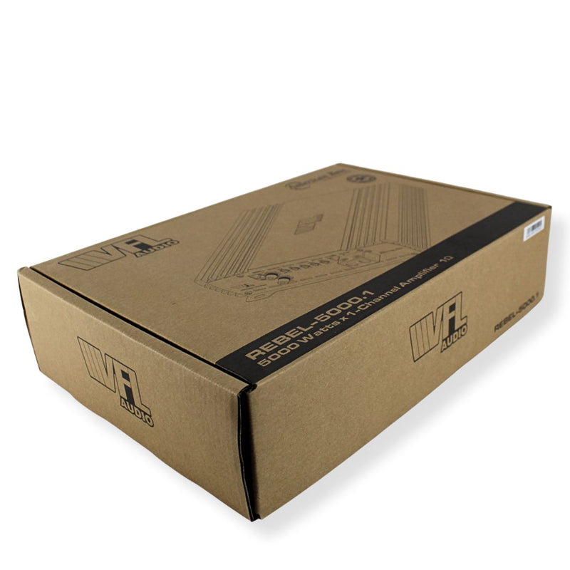 American Bass 5000 Watts 1-Ohm Monoblock Class D Digital Amplifier REBEL-5000.1