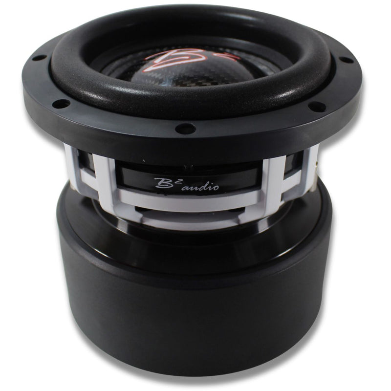 B2 Audio 6.5" Carbon Fiber Subwoofer RAMPAGE 1000W RMS Dual 1 Ohm