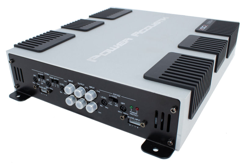 Power Acoustik 1000W 4 Ch Amplifier Class AB Full Range Bridgeable EG4-1000