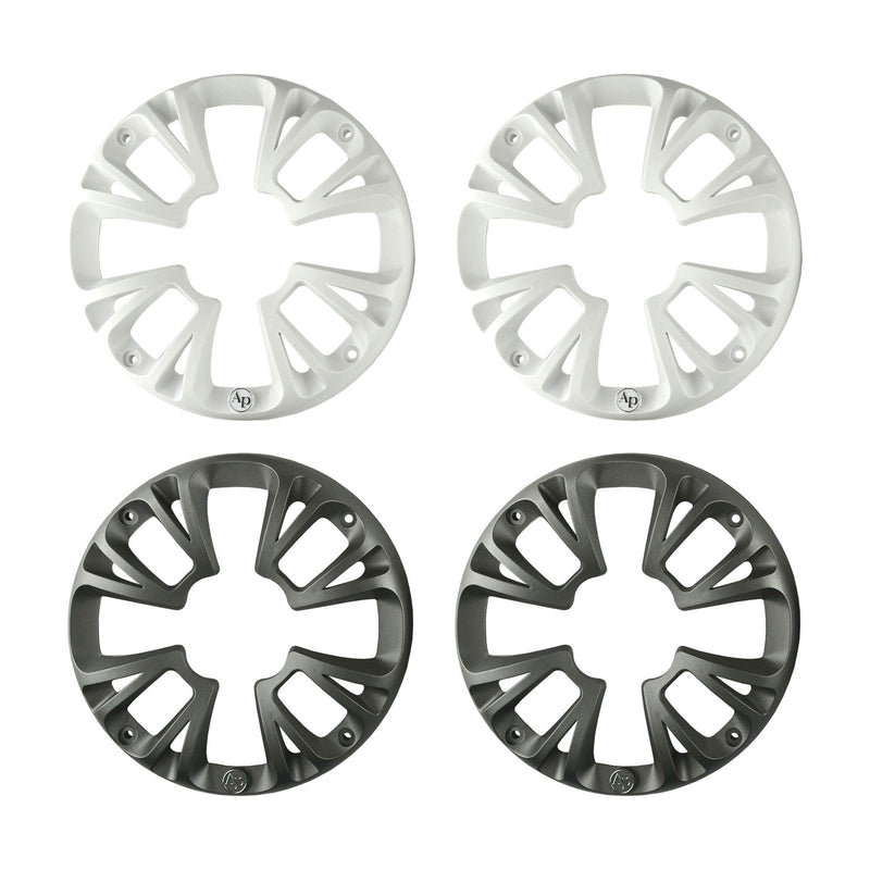 8" Coaxial 250W RMS 4-Ohm 2-Way Marine Speakers w/ LED Lights Audiopipe