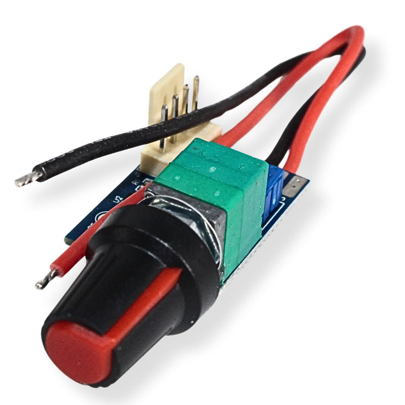 12V 2.0A High-Speed 50 CFM Waterproof Cooling Fan w/ Speed Controller FAN-550HS