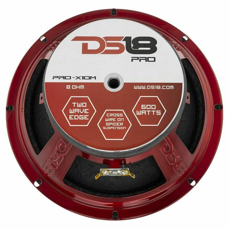 10" Midrange Loud Speaker 600 Watts 8 Ohm PRO-X10M DS18