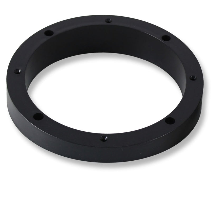 6.5" Beveled Speaker Spacer Ring 1.5" Depth With Slope Audiopipe RING-PVC-BVL-6