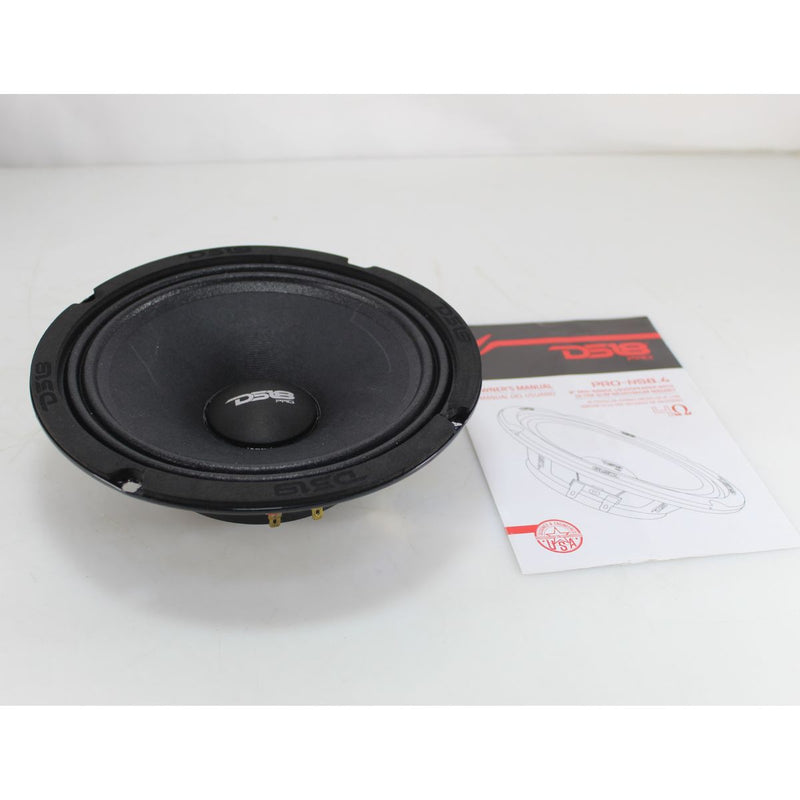 DS18 PRO 8" Mid-Range Speaker 400 Watt 8 Ohm with Ultra Slim Neo Magnet OPEN BOX