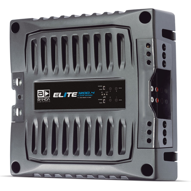 Banda ELITE Line Full Range 1200 Watt 1-Ohm 4-Channel Brazilian Amplifier