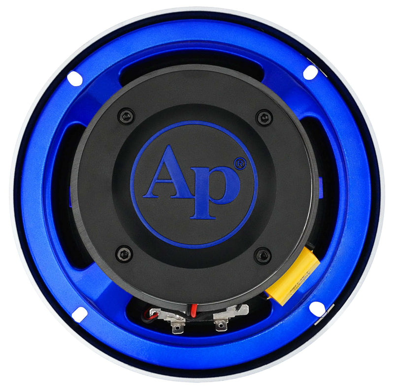 Audiopipe 6.5" 150W RMS 4 Ohm Blue Eye Candy Compression Horn Midrange Coax Speaker