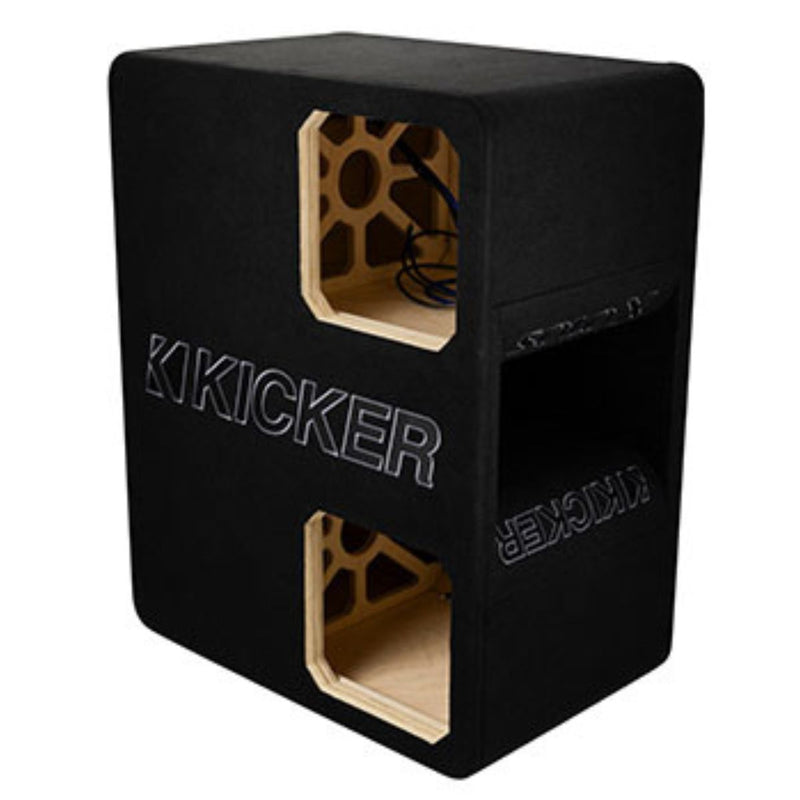 Dual 12" KICKER SoloX L7X Empty Subwoofer Enclosure 49DUL7X12