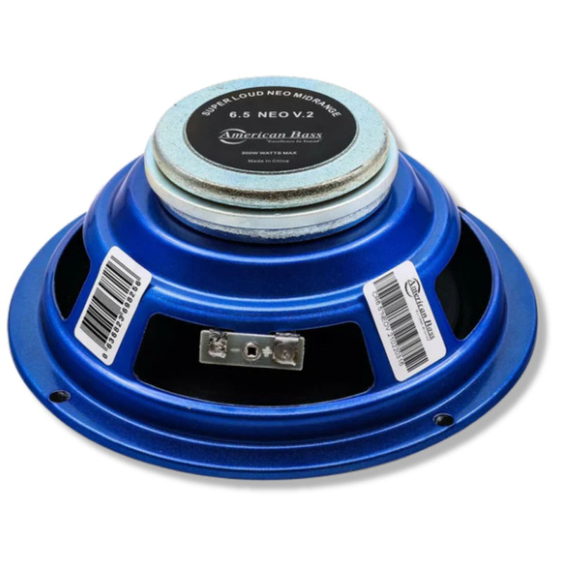 American Bass 6.5" 150W RMS 4 Ohm Midrange Neo Loudspeaker Pro Car Audio NEO65