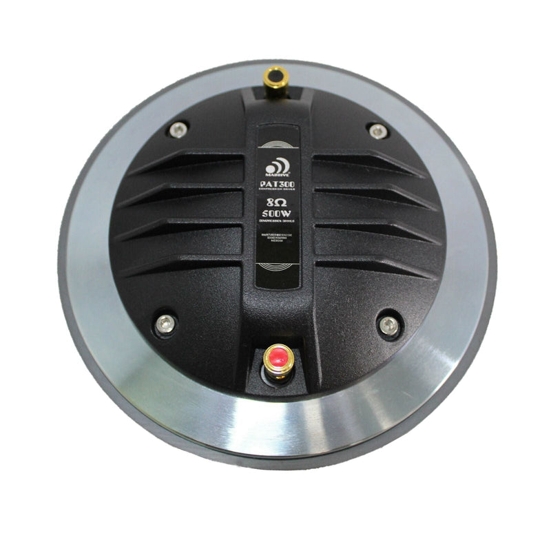 Massive Audio 2" 100 Watts RMS 8 Ohm Compression Driver 4 Bolt Car Audio PAT300