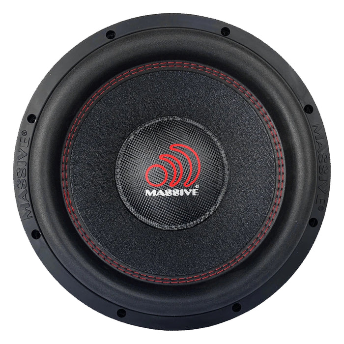 Massive Audio 12" 2000W Dual 4 Ohm Car Audio Subwoofer KILOX124