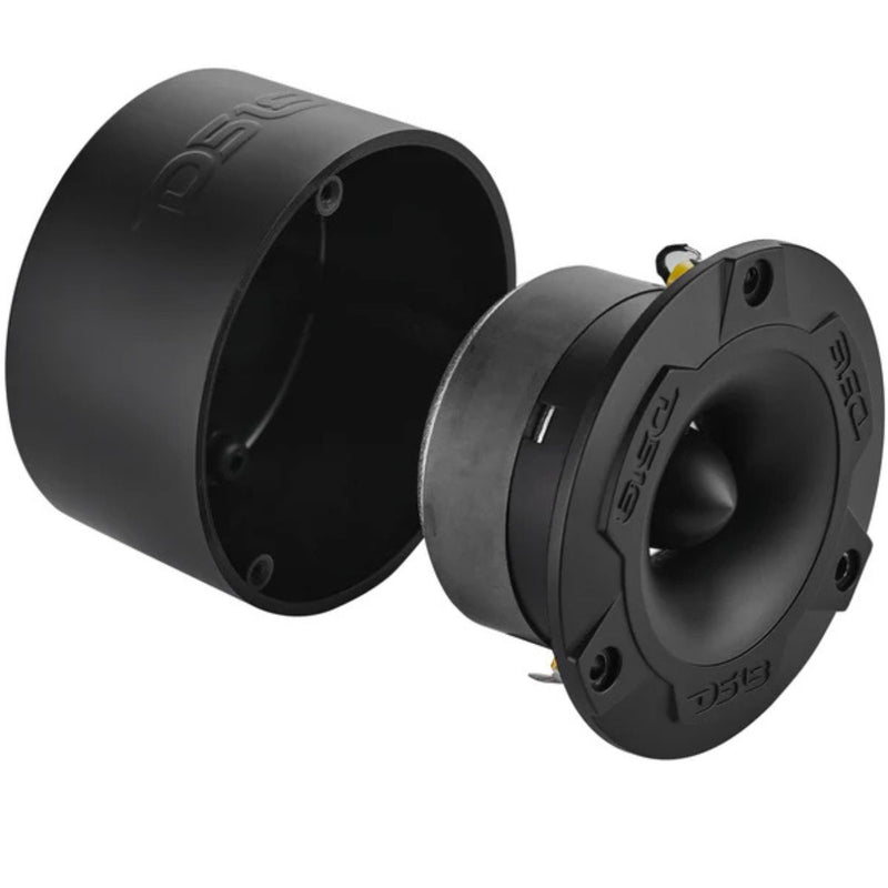 3.8” 120W RMS 4 Ohm Marine Super Bullet Tweeter Pair w/ 1” Voice Coil NXL-T1-BK