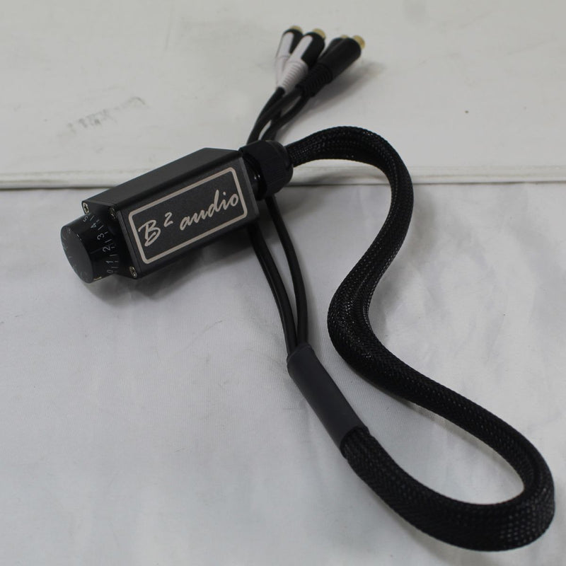 Official B2 Audio Aluminum Cased 30" RCA Bass Knob Black with B2 Logo OPEN BOX