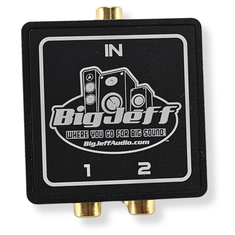 Big Jeff Audio 1-to-2 Pair Cockbox RCA Splitter Distribution Block