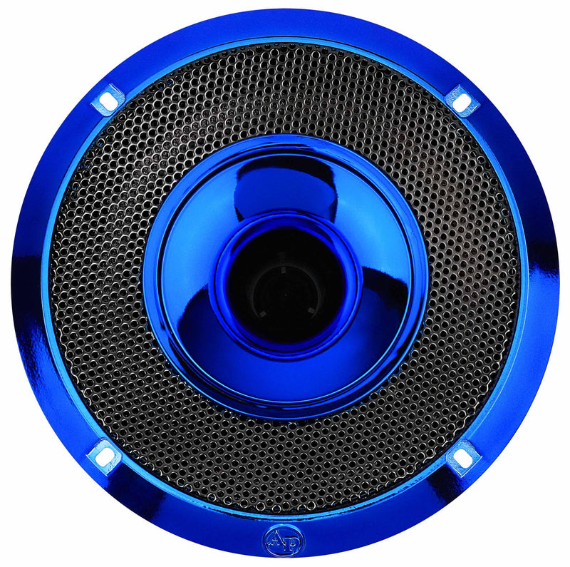 Audiopipe 6.5" 150W RMS 4 Ohm Blue Eye Candy Compression Horn Midrange Coax Speaker