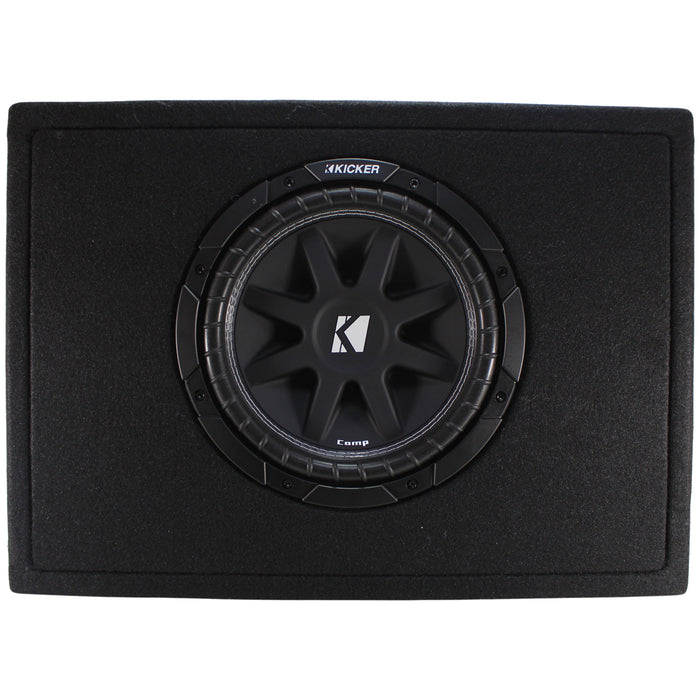 Kicker Comp Series 10" 150W RMS 4-OHM Single Subwoofer Vented Enclosure/43TC104