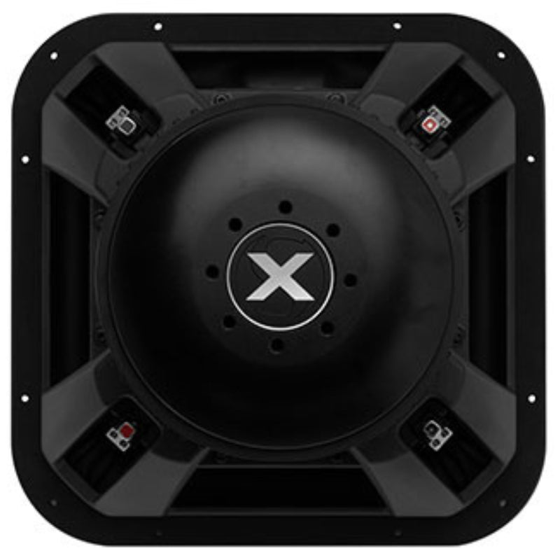 Two Solo X 15" Dual 1 Ohm 2000W RMS Subwoofer Combo with Warhorse 3600 Amplifier