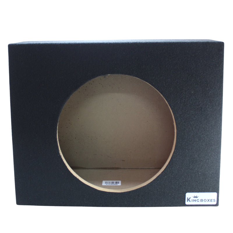 King Boxes 12" Single Sealed Wedge Style Carpeted Truck Subwoofer Enclosure