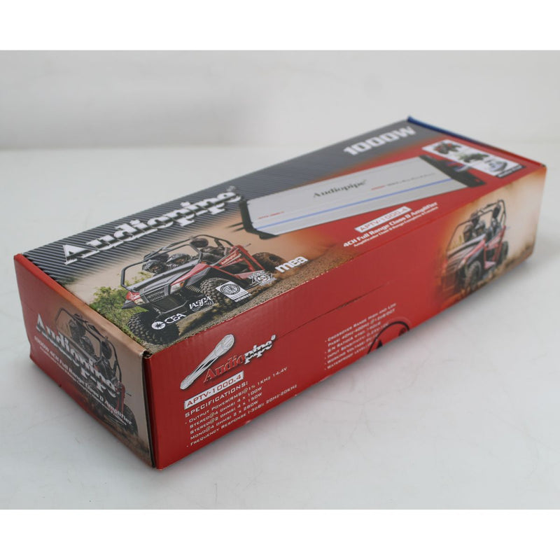 4 Ohm 1000W 4 Channel Full Range Class D Marine Weatherproof Amplifier OPEN BOX