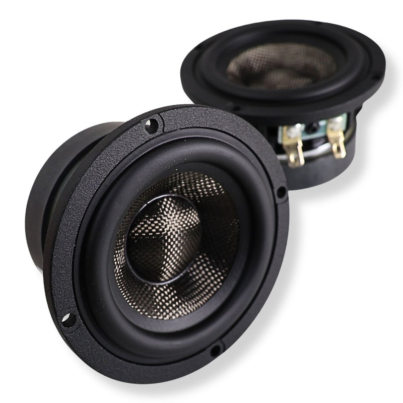 Pair of Sundown Audio 3" 4-Ohm 30W RMS Component Midrange Speakers SA Series V4