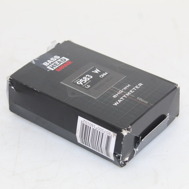 Basshead Garage Wattmeter Measure Wattage / Impedance / Voltage BHG-WM OPEN BOX