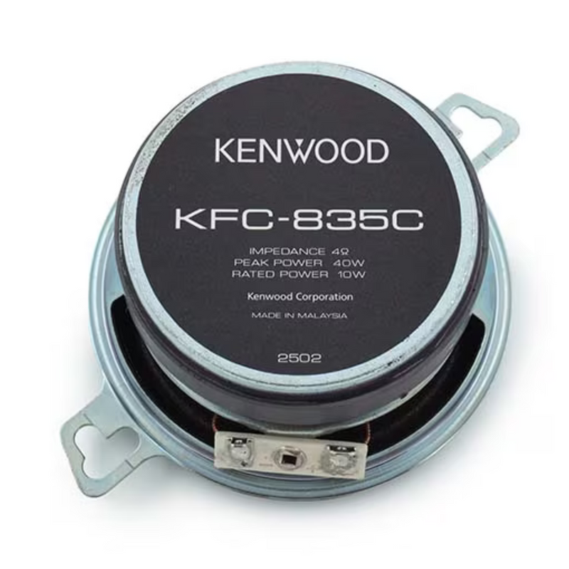 Pair of Kenwood 3.5-Inch Round Car Speaker System w/ Whizzer Cone