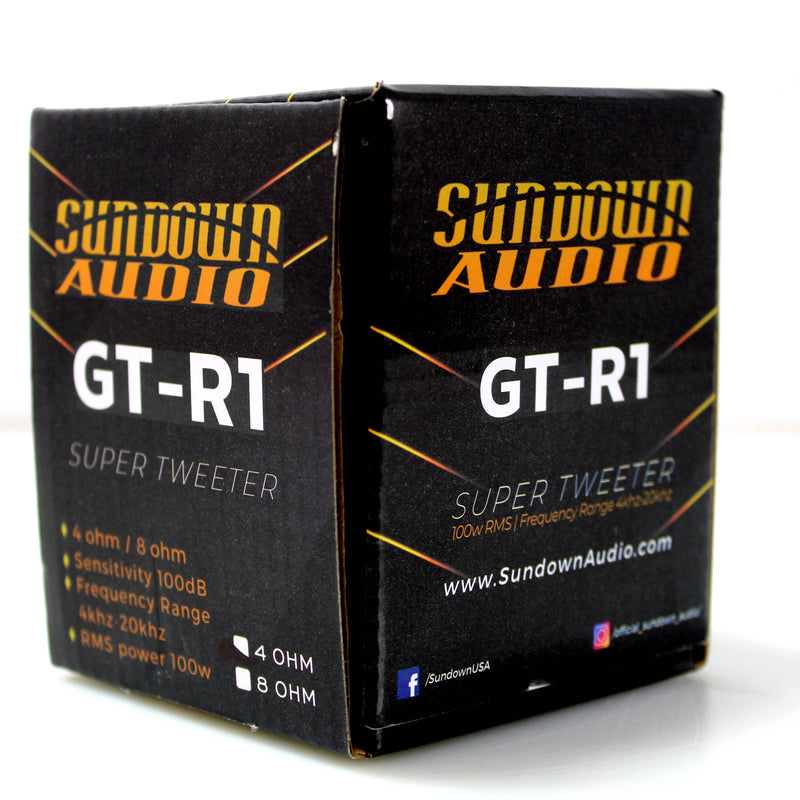 Sundown Car Audio Super Tweeter 100 Watts RMS 4 ohm GT-1R-4OHM