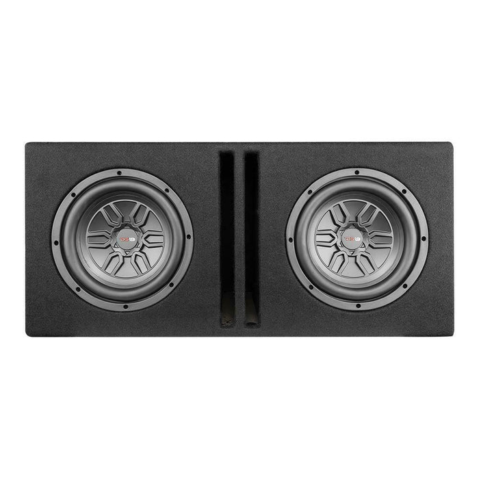 DS18 Audio 10 Subwoofers In Ported Box 800W & S-1500.1/RD Amplifier and Amp Kit