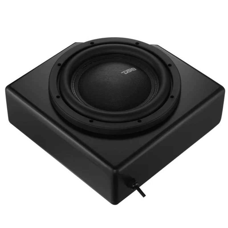 10" 600W RMS Under-Seat Sub Enclosure Can-Am Maverick X3 4-Door Rear Passenger