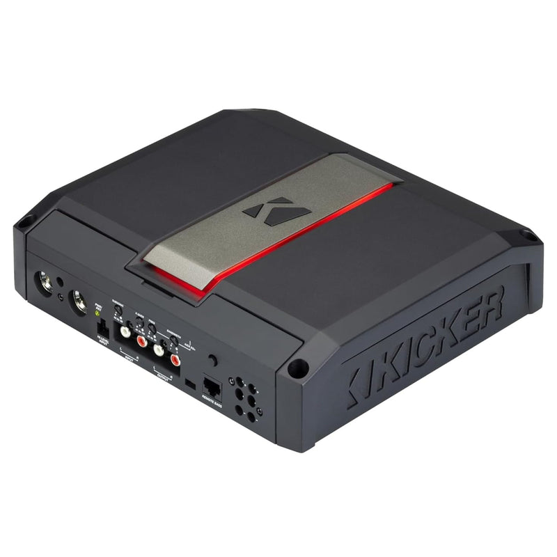 1650W 1-Ohm Mono Class D Subwoofer Amplifier w/Smart Bass & RGB LED Center Panel