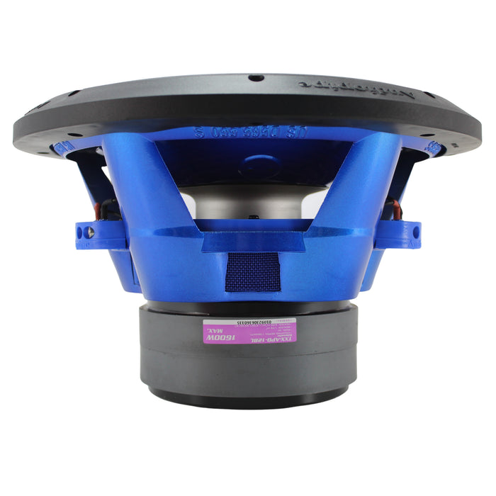 Audiopipe Eye Candy Blue 12 Inch 800 Watts Dual 4 Ohms Subwoofer TXX-APD-12BL