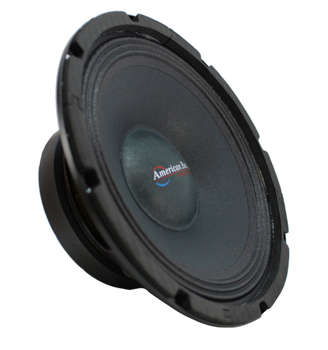 American Bass 2x 8" 8 Ohm Midrange Speaker 700W SQ8 + 2x 1" 300W Tweeter Bundle