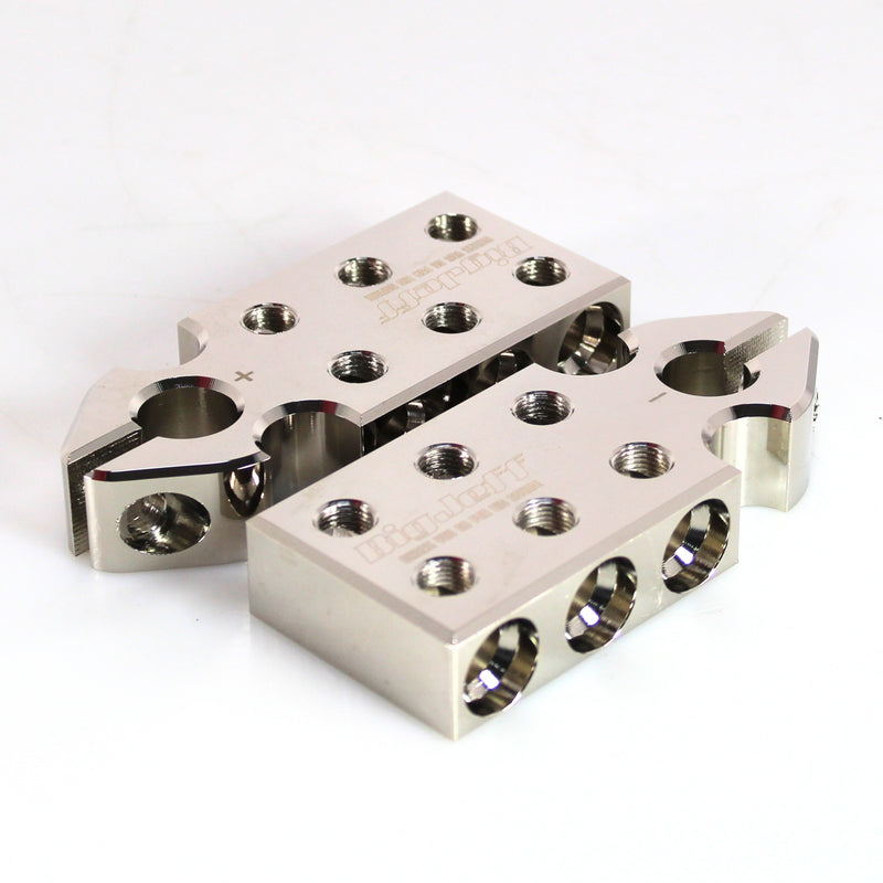 6 Spot Input Style Aluminum SAE Top Post Battery Terminals OPEN BOX